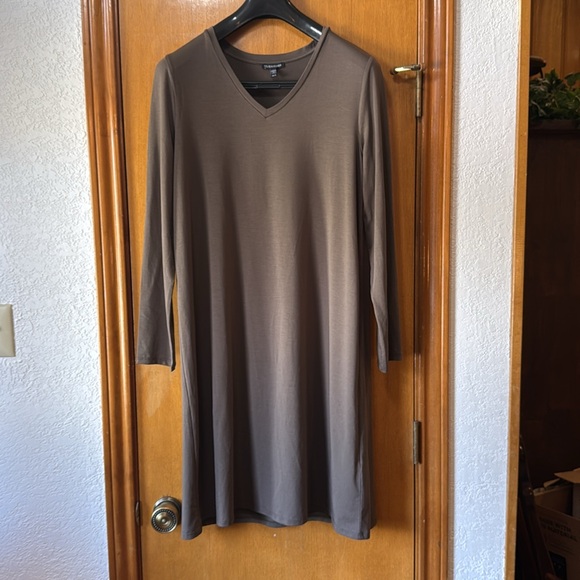 EILEEN FISHER V-Neck Dress - Picture 2 of 4